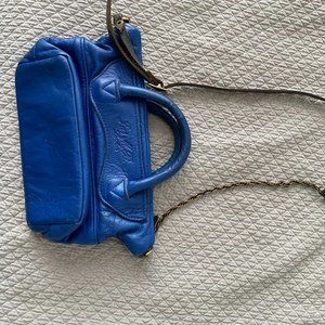 JAS MB Blue Mini Bag with Chain